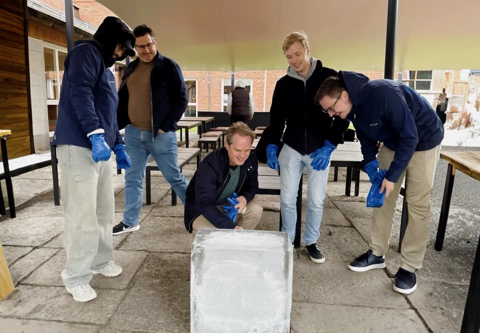 Netler consultants doing team building activity